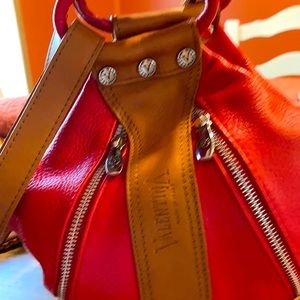 Leather Valentina Made in Italy Purse